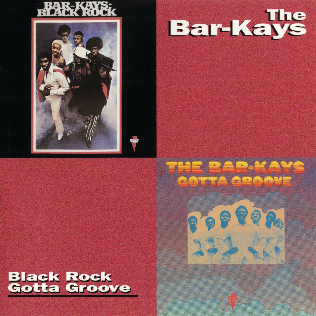 The Bar-Kays — Black Rock / Gotta Groove, vinyl LP album cover