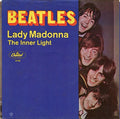 The Beatles — Lady Madonna / The Inner Light, 7-inch vinyl single album cover