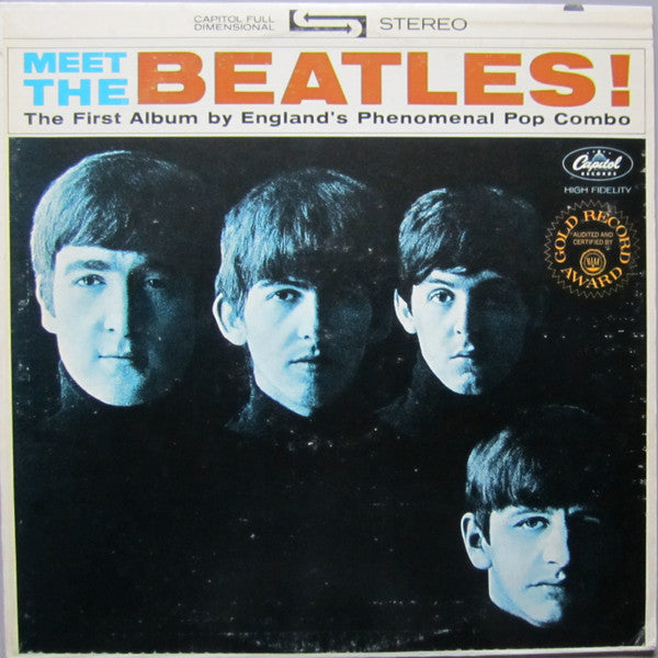 The Beatles — Meet The Beatles!, vinyl LP album cover