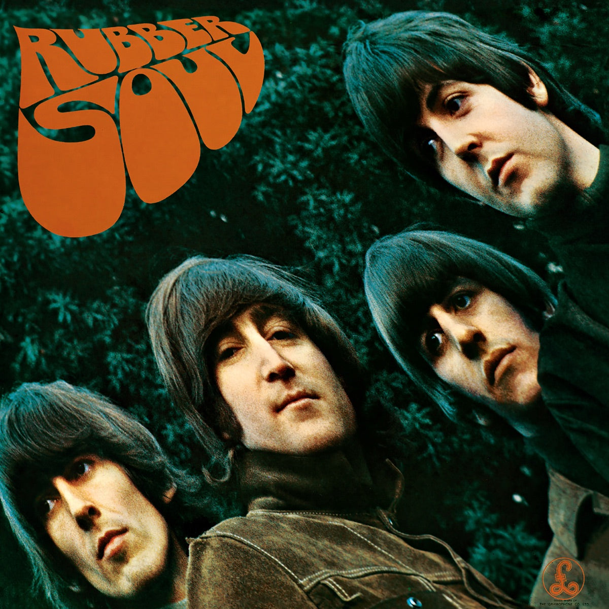 The Beatles — Rubber Soul, 7-inch vinyl single album cover