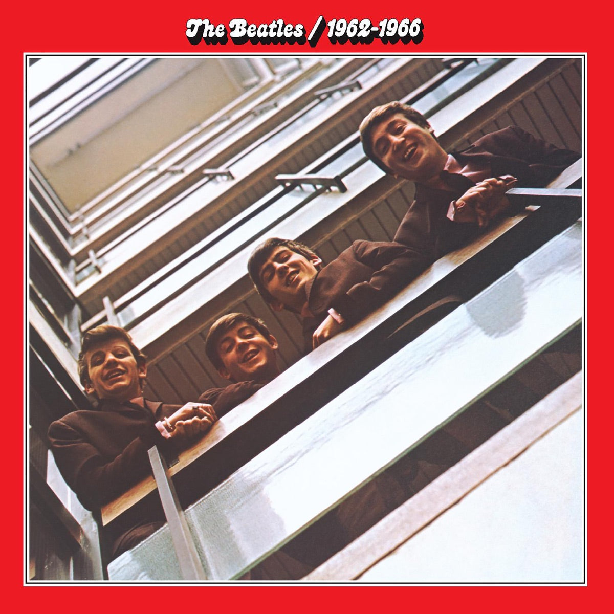 The Beatles — The Beatles 1962-1966 (The Red Album), 7-inch vinyl single album cover