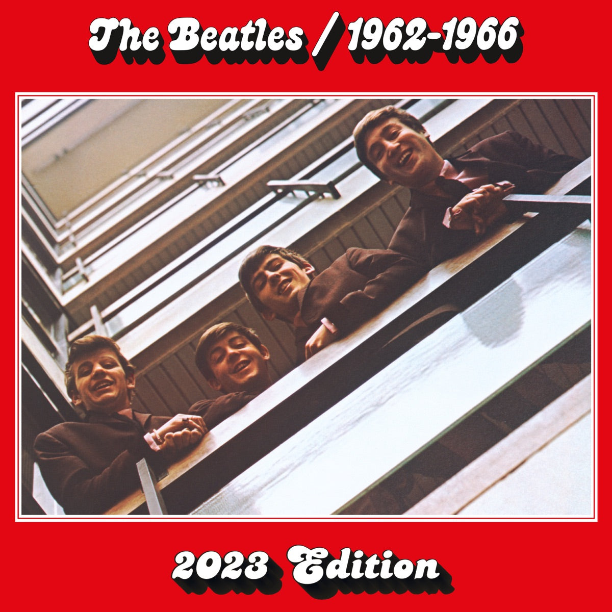 The Beatles — The Beatles 1962–1966 (2023 Edition) [The Red Album], vinyl LP album cover