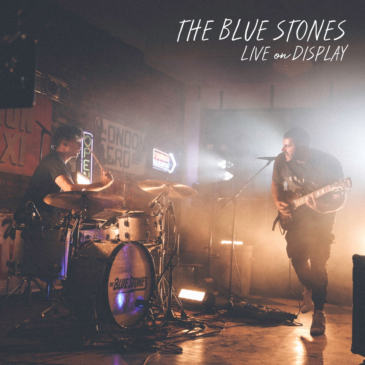 The Blue Stones — Live on Display - EP, vinyl LP album cover