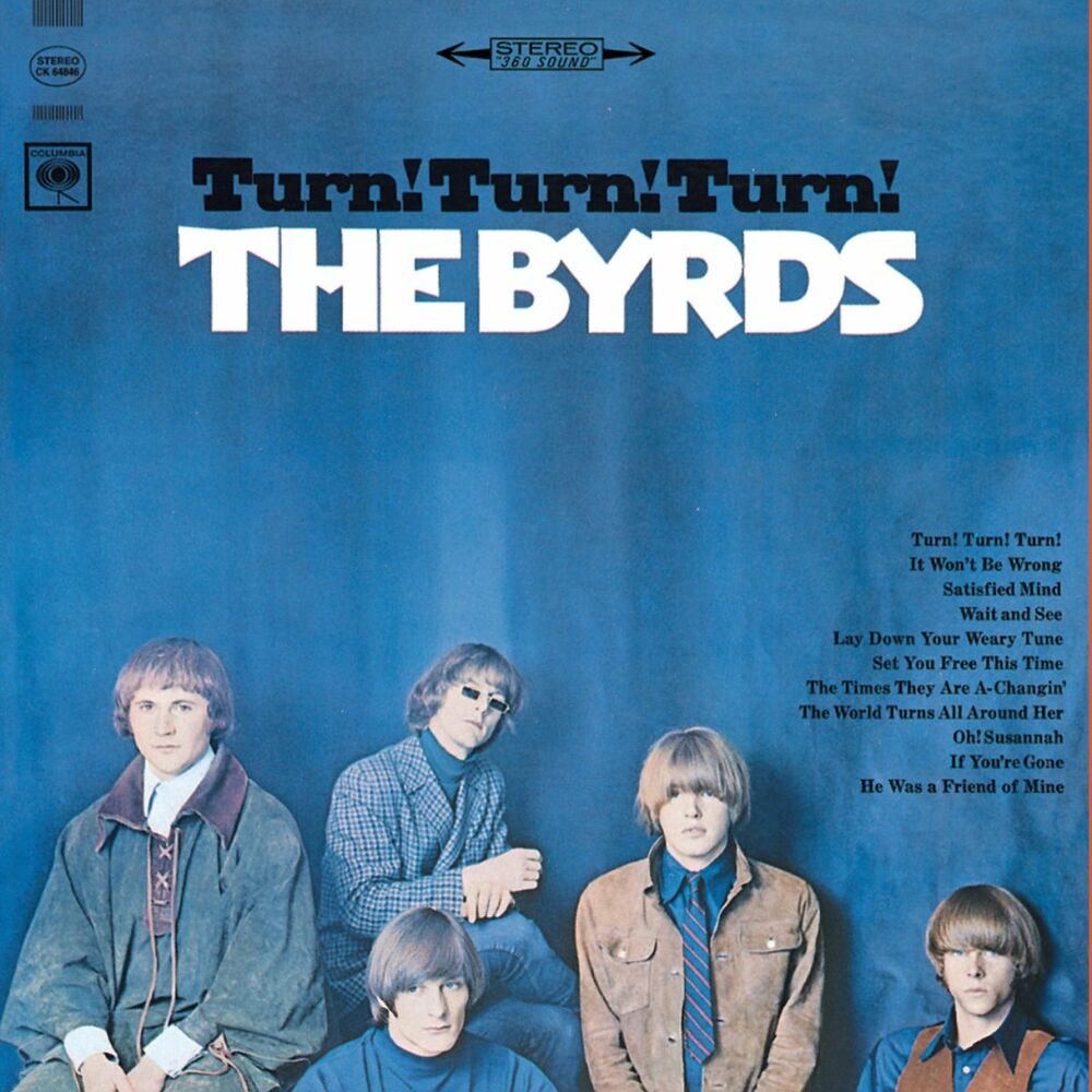 The Byrds — Turn! Turn! Turn!, vinyl LP album cover