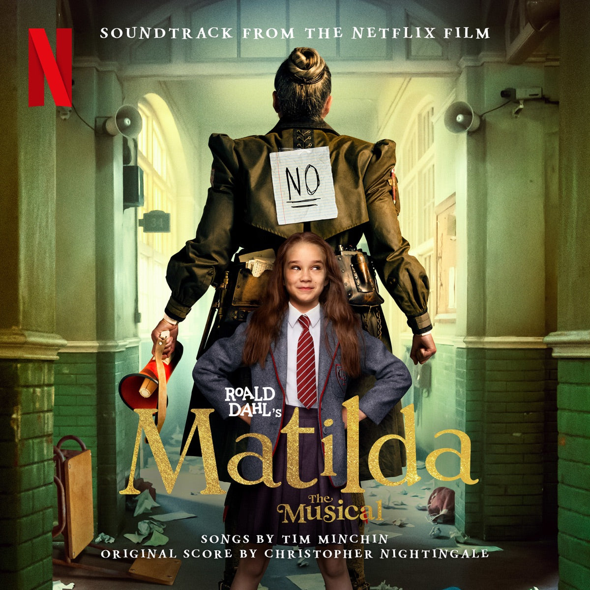 The Cast of Roald Dahl's Matilda The Musical — Roald Dahl's Matilda The Musical (Soundtrack from the Netflix Film), vinyl LP album cover