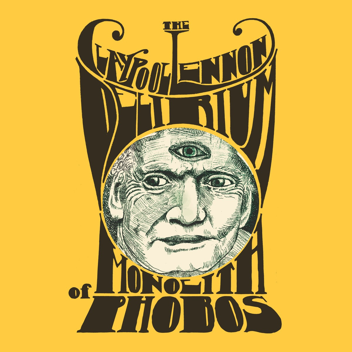 The Claypool Lennon Delirium — Monolith of Phobos, vinyl LP album cover