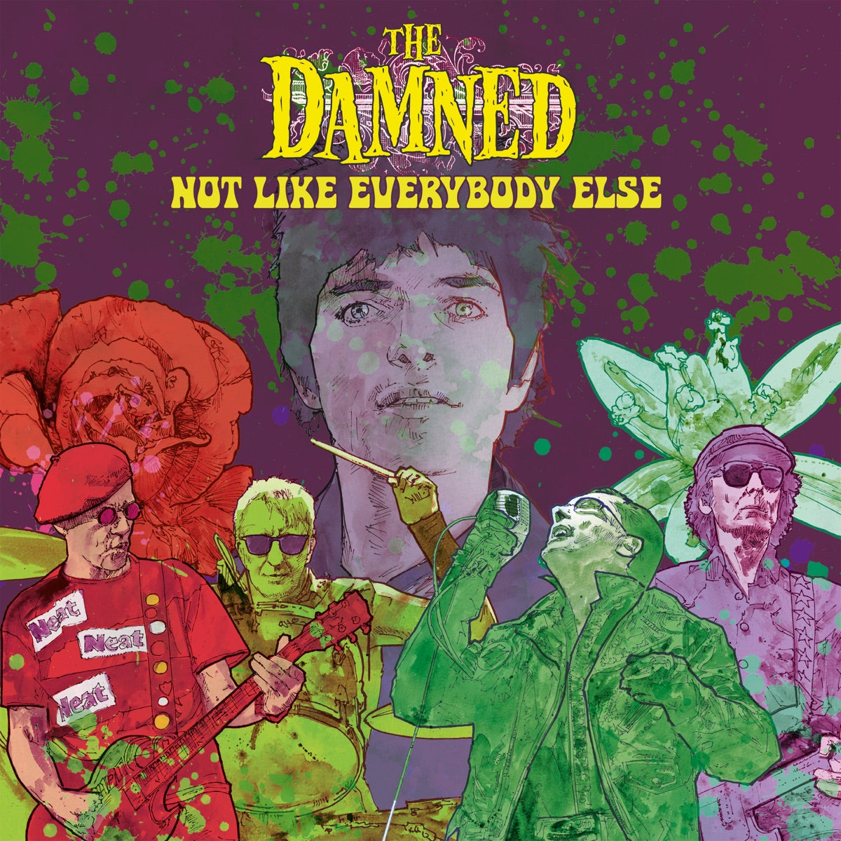 The Damned — Not Like Everybody Else, CD album cover