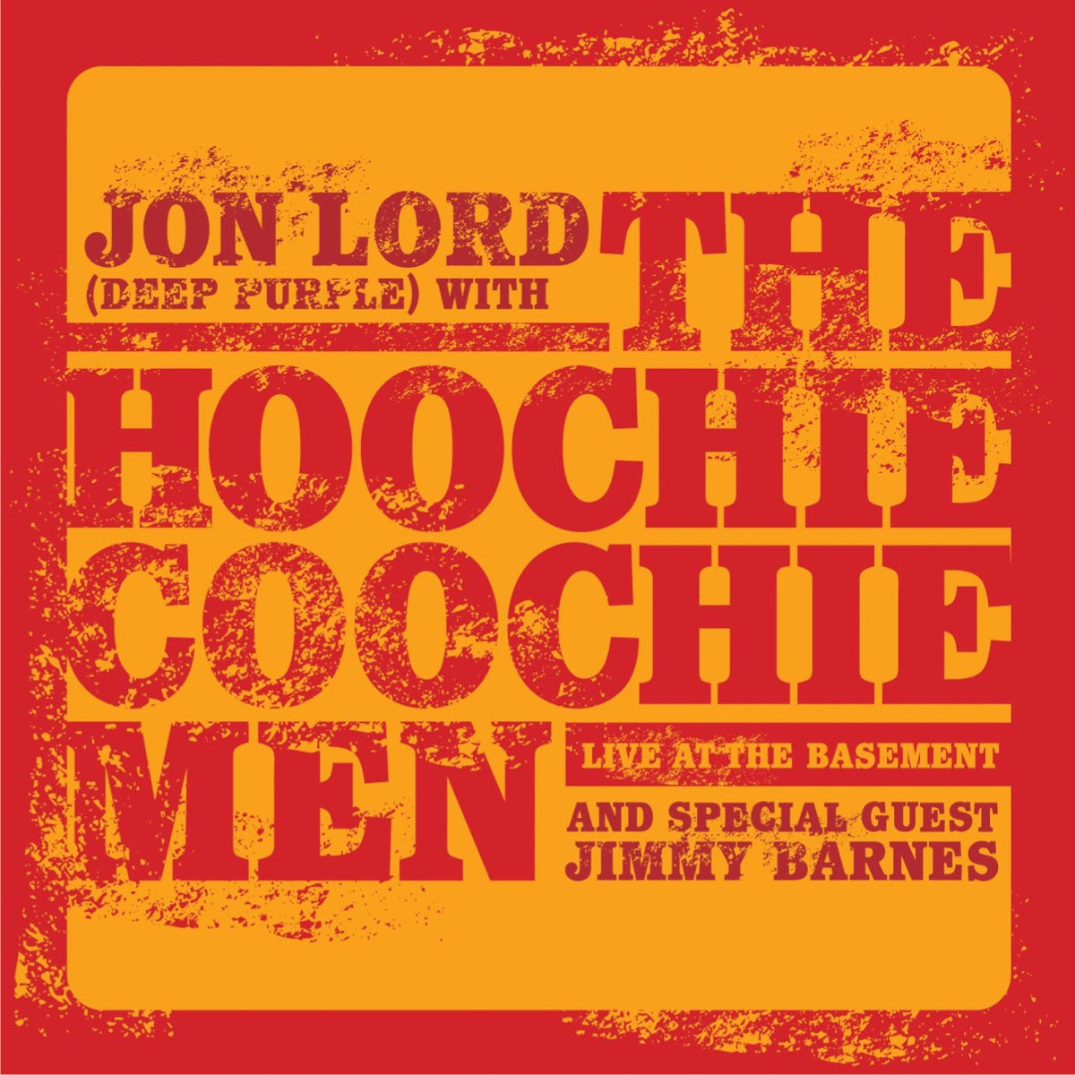 The Hoochie Coochie Men — Live At the Basement, vinyl LP album cover