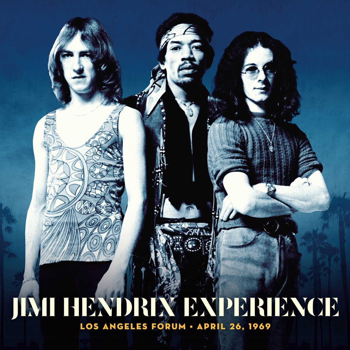 The Jimi Hendrix Experience — Los Angeles Forum - April 26, 1969 (Live), vinyl LP album cover