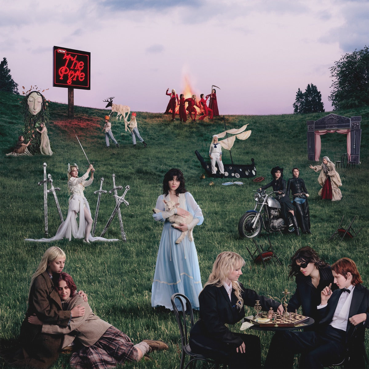 The Last Dinner Party — From The Pyre, vinyl LP album cover