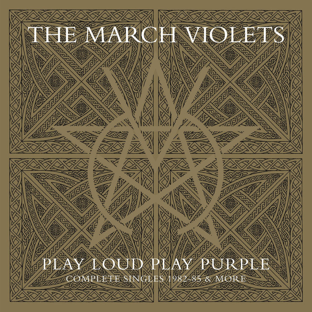 The March Violets — Play Loud Play Purple (Complete Singles 1982-85 & More), vinyl LP album cover