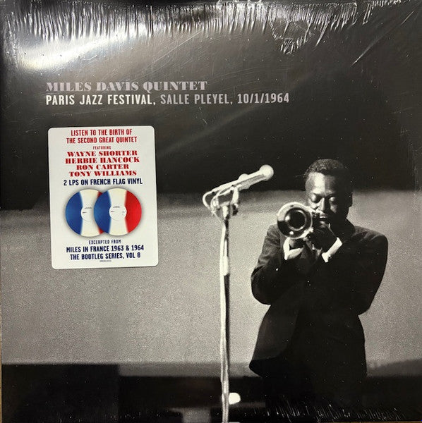 The Miles Davis Quintet — Paris Jazz Festival, Salle Pleyel, 10/1/1964, vinyl LP album cover