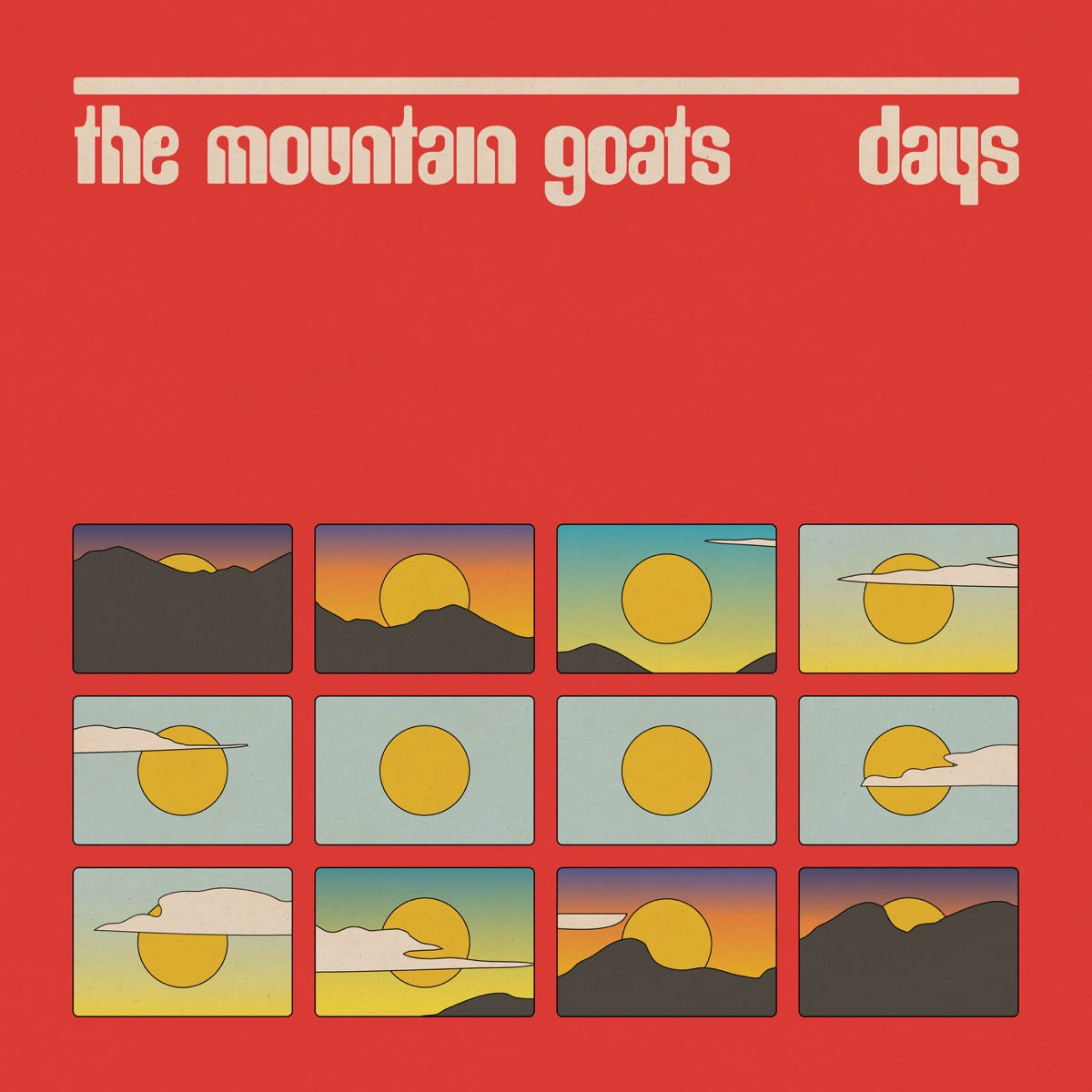 The Mountain Goats — Days, CD album cover