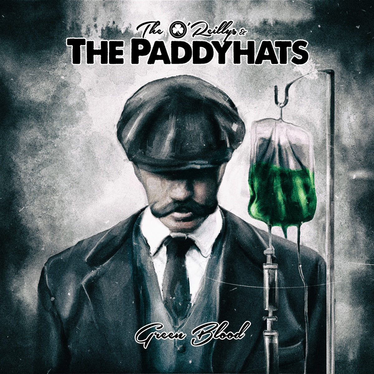 The O’Reillys And The Paddyhats — Green Blood, vinyl LP album cover