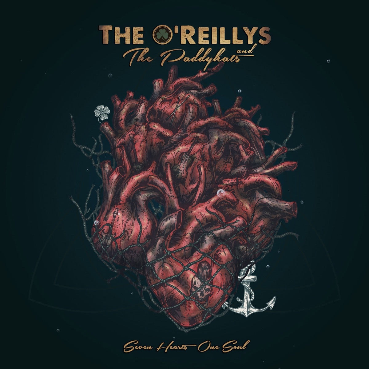 The O’Reillys And The Paddyhats — Seven Hearts: One Soul, vinyl LP album cover
