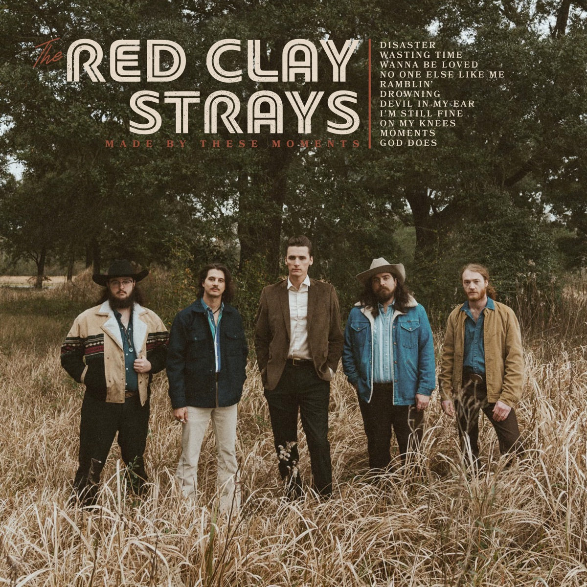 The Red Clay Strays — Made by These Moments, vinyl LP album cover