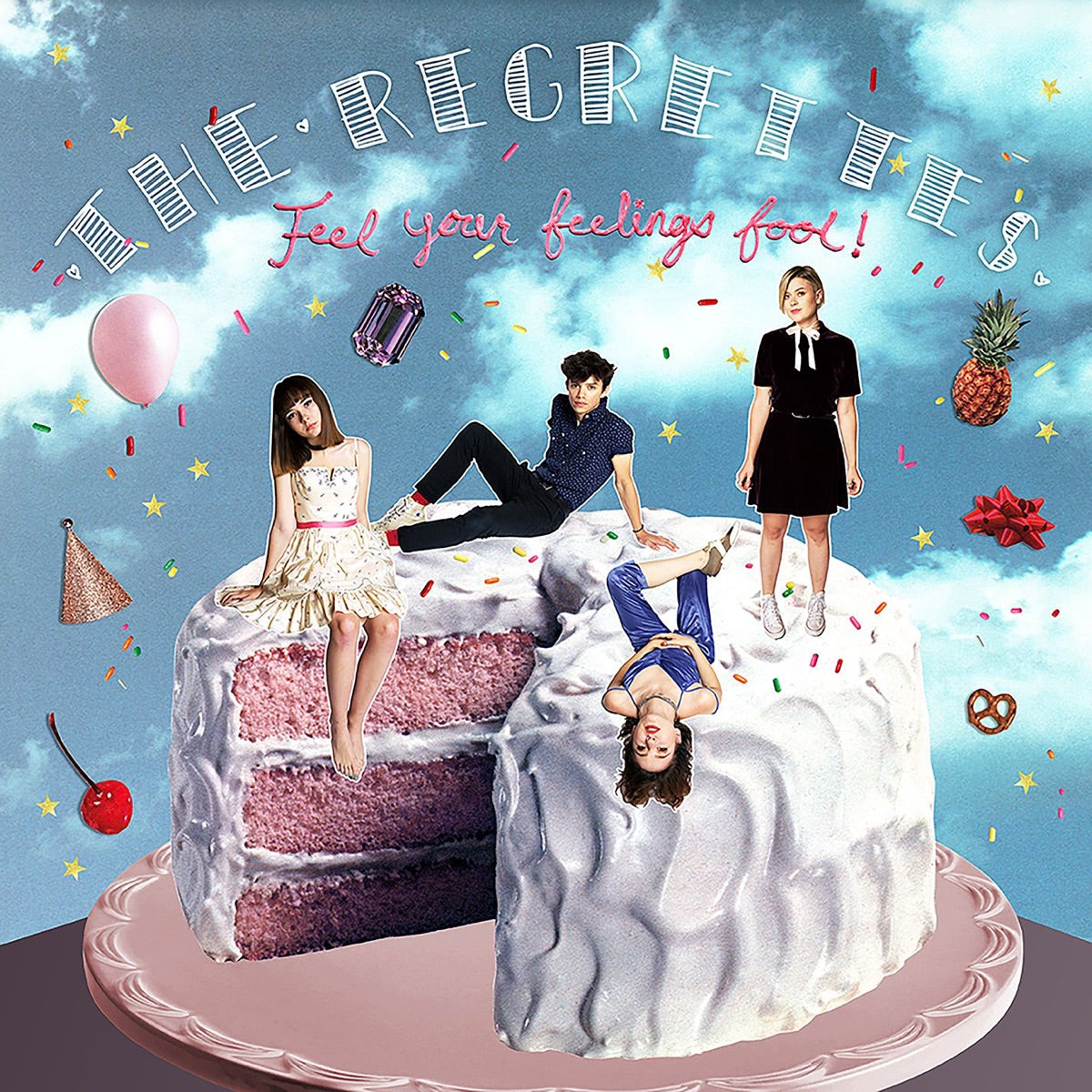 The Regrettes — Feel Your Feelings Fool!, vinyl LP album cover
