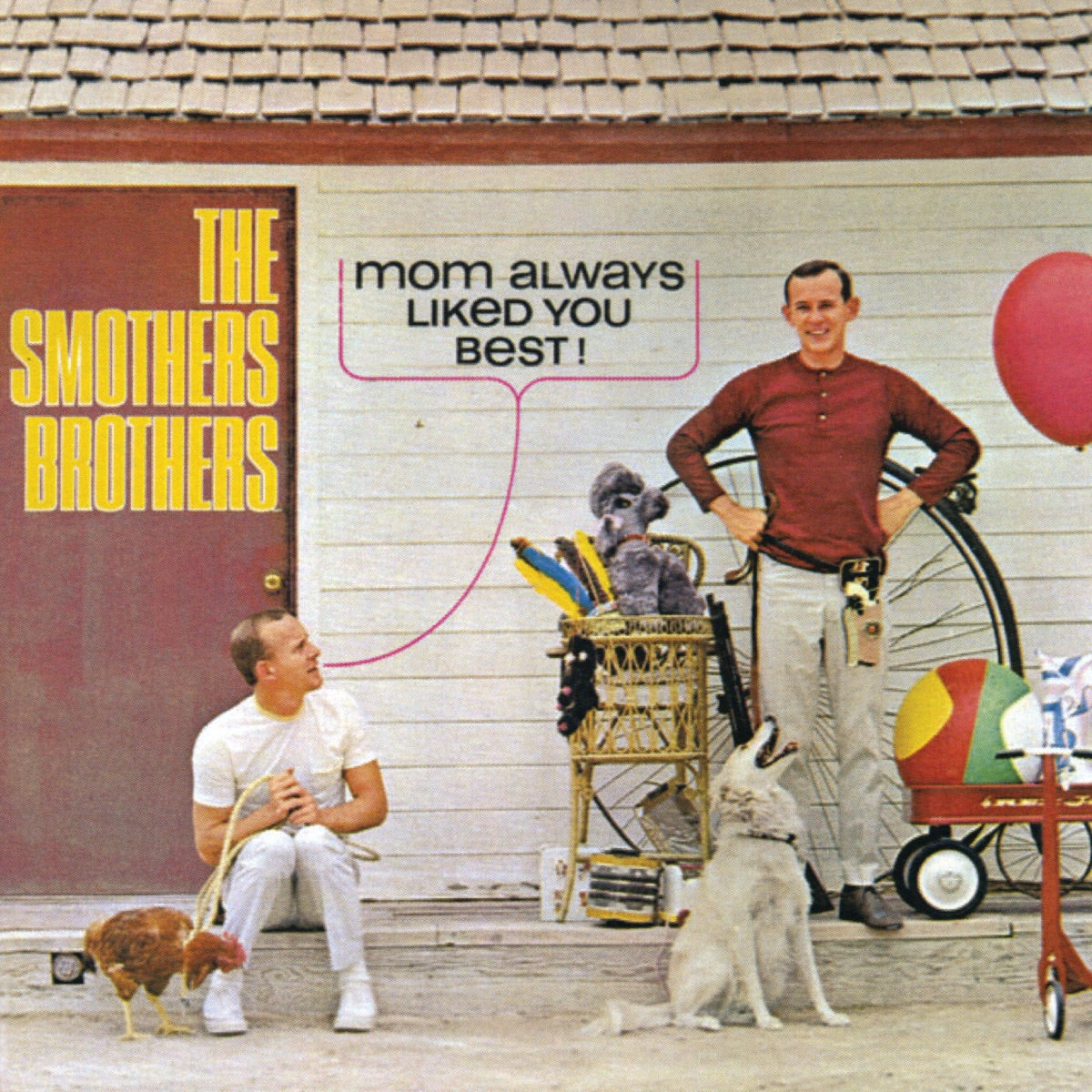 The Smothers Brothers — Mom Always Liked You Best!, vinyl LP album cover