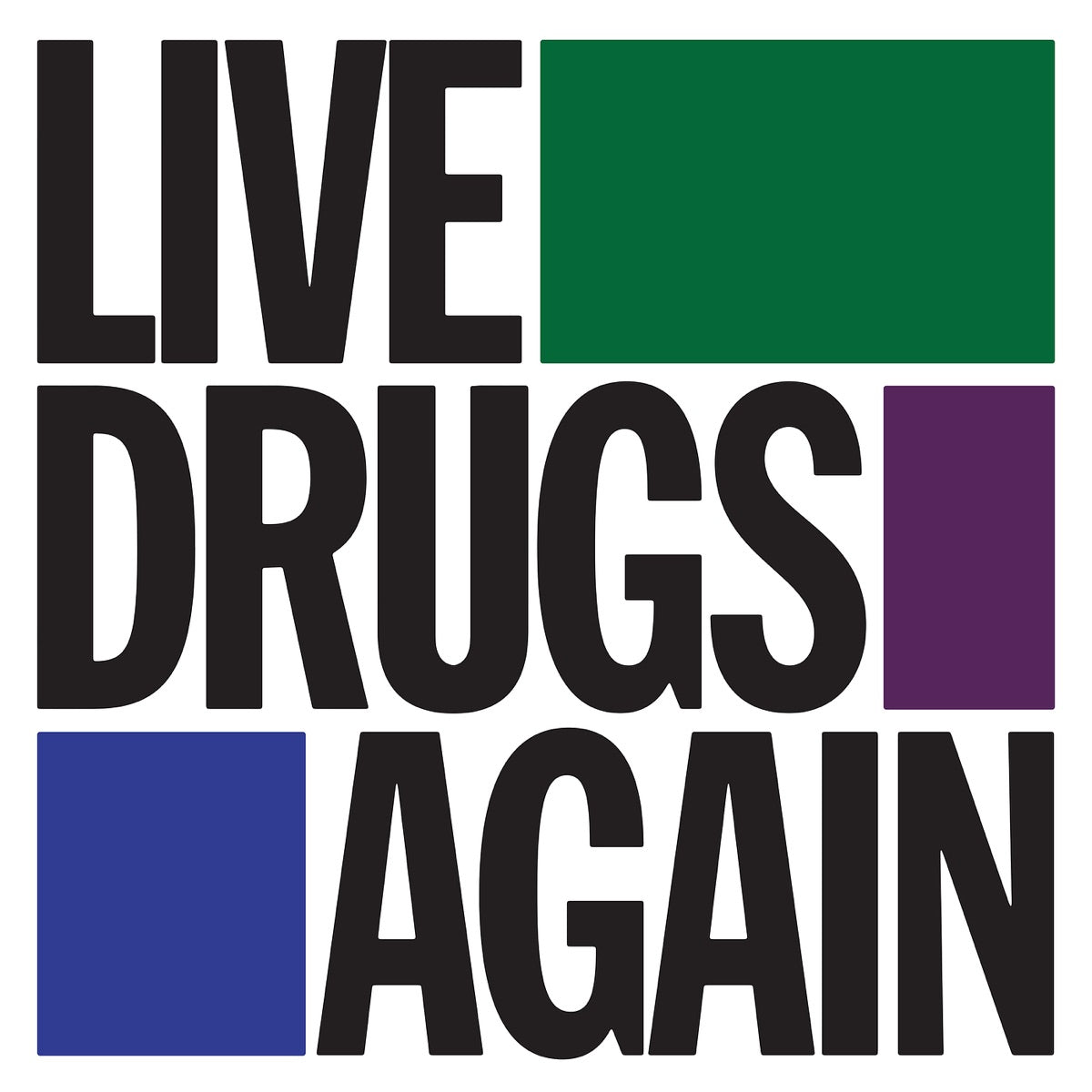 The War on Drugs — Live Drugs Again (Encore Edition), vinyl LP album cover