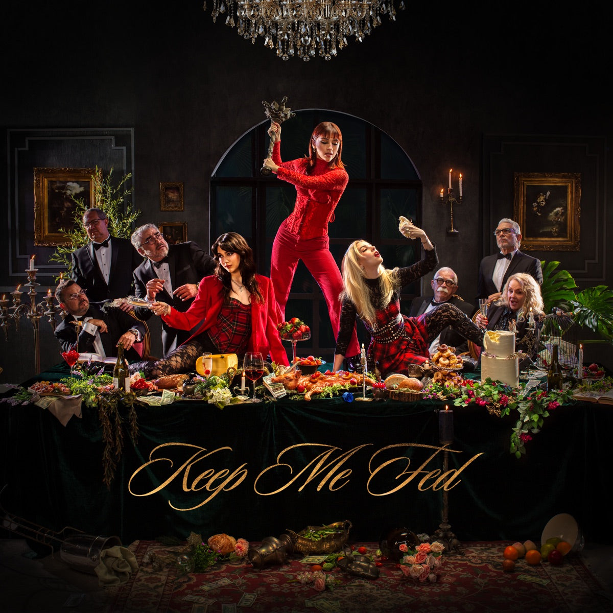 The Warning — Keep Me Fed, vinyl LP album cover
