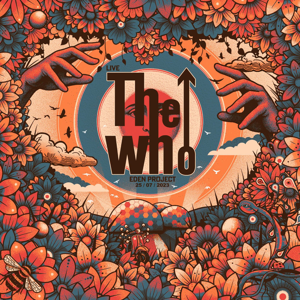 The Who — Live at Eden Project 25/07/2023, vinyl LP album cover