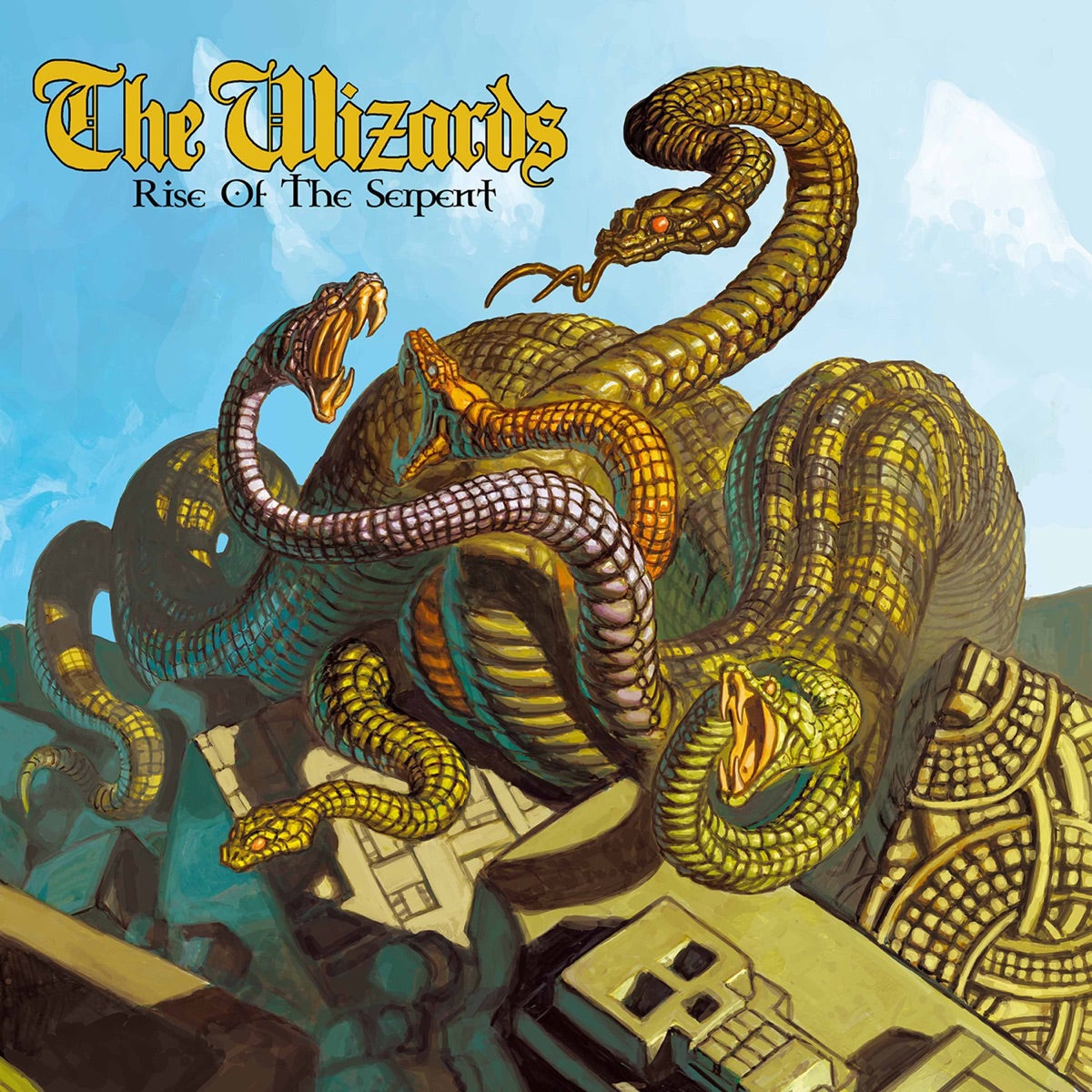 the Wizards — Rise of the Serpent, vinyl LP album cover