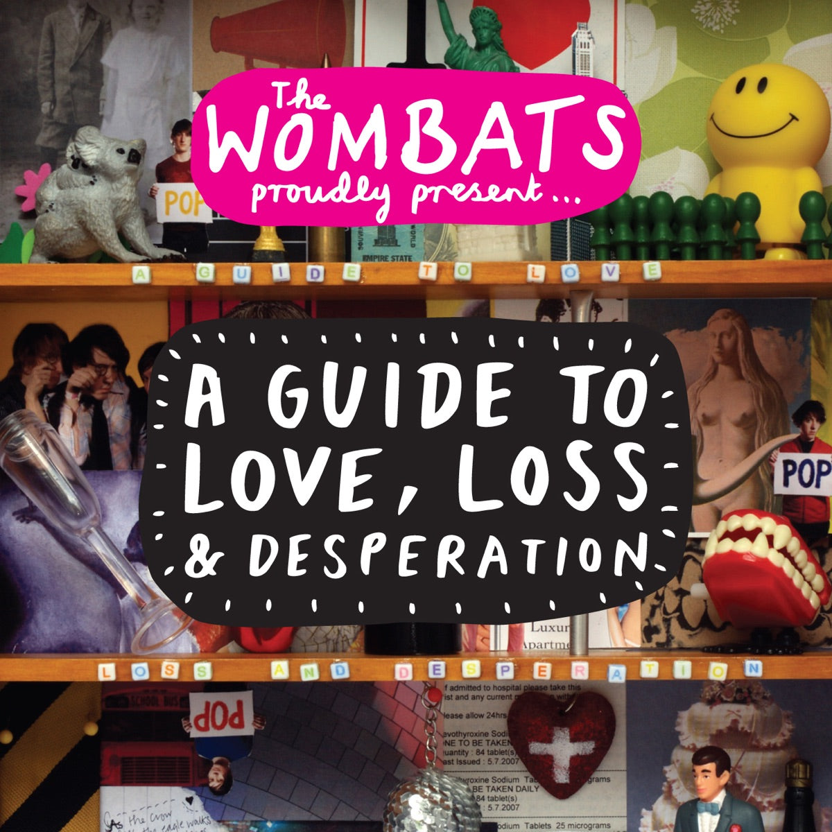 The Wombats — A Guide to Love, Loss & Desperation, vinyl LP album cover