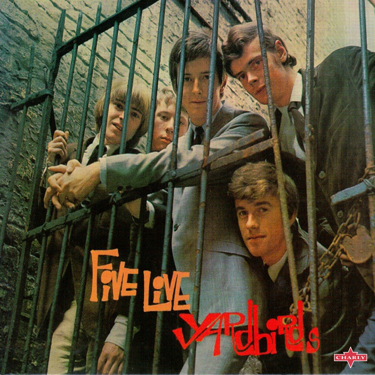 The Yardbirds — Five Live Yardbirds (Live at the Marquee Club, 1964 - 2015 Remaster), vinyl LP album cover