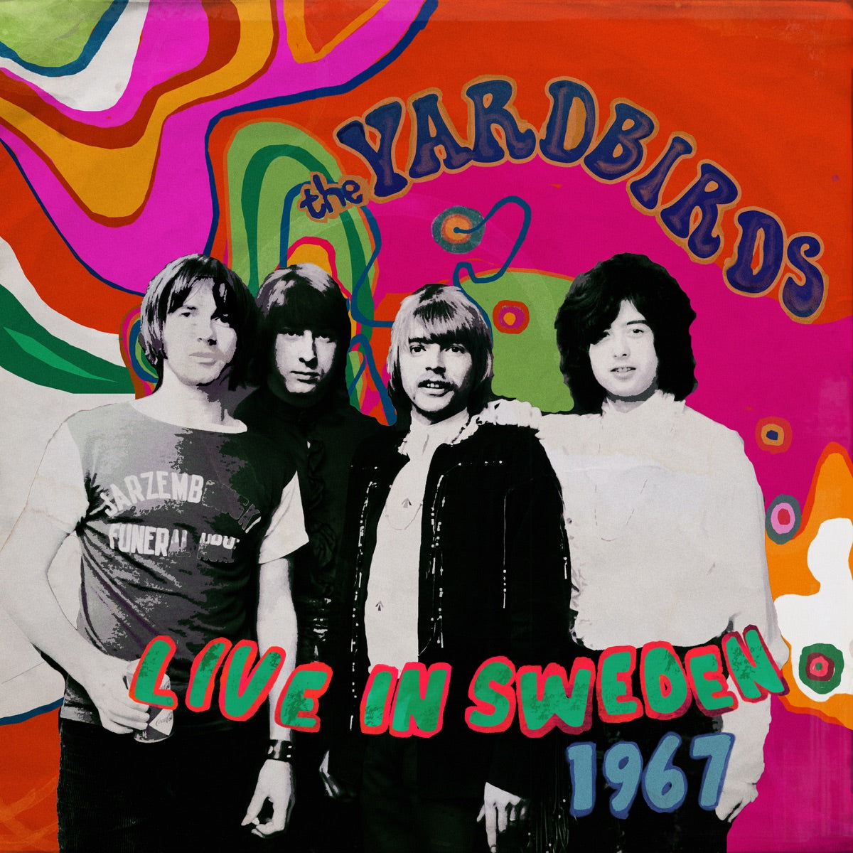 The Yardbirds — Live in Sweden 1967, vinyl LP album cover
