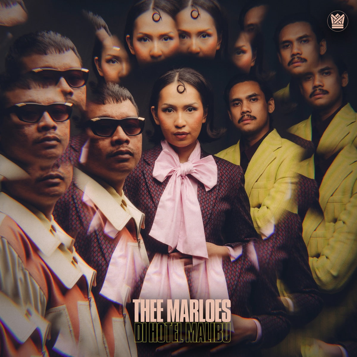 Thee Marloes — Di Hotel Malibu, vinyl LP album cover
