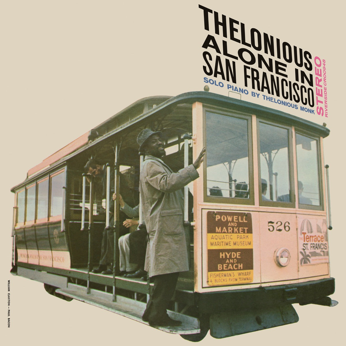 Thelonious Monk — Thelonious Alone In San Francisco (Remastered 2026), vinyl LP album cover