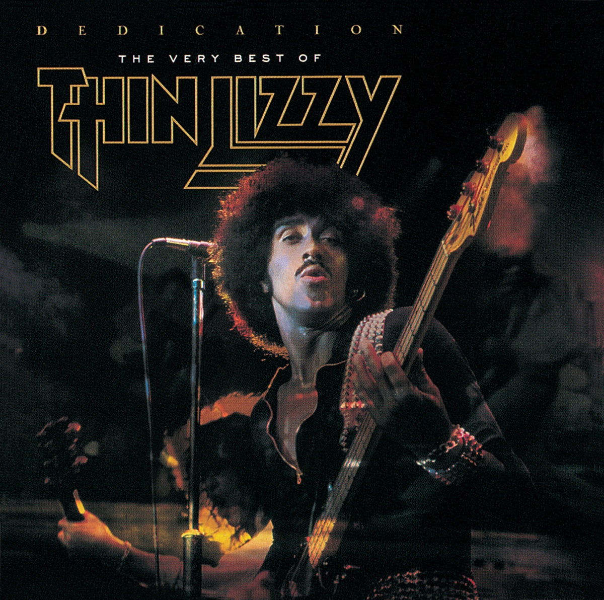 Thin Lizzy — Dedication: The Very Best of Thin Lizzy, vinyl LP album cover
