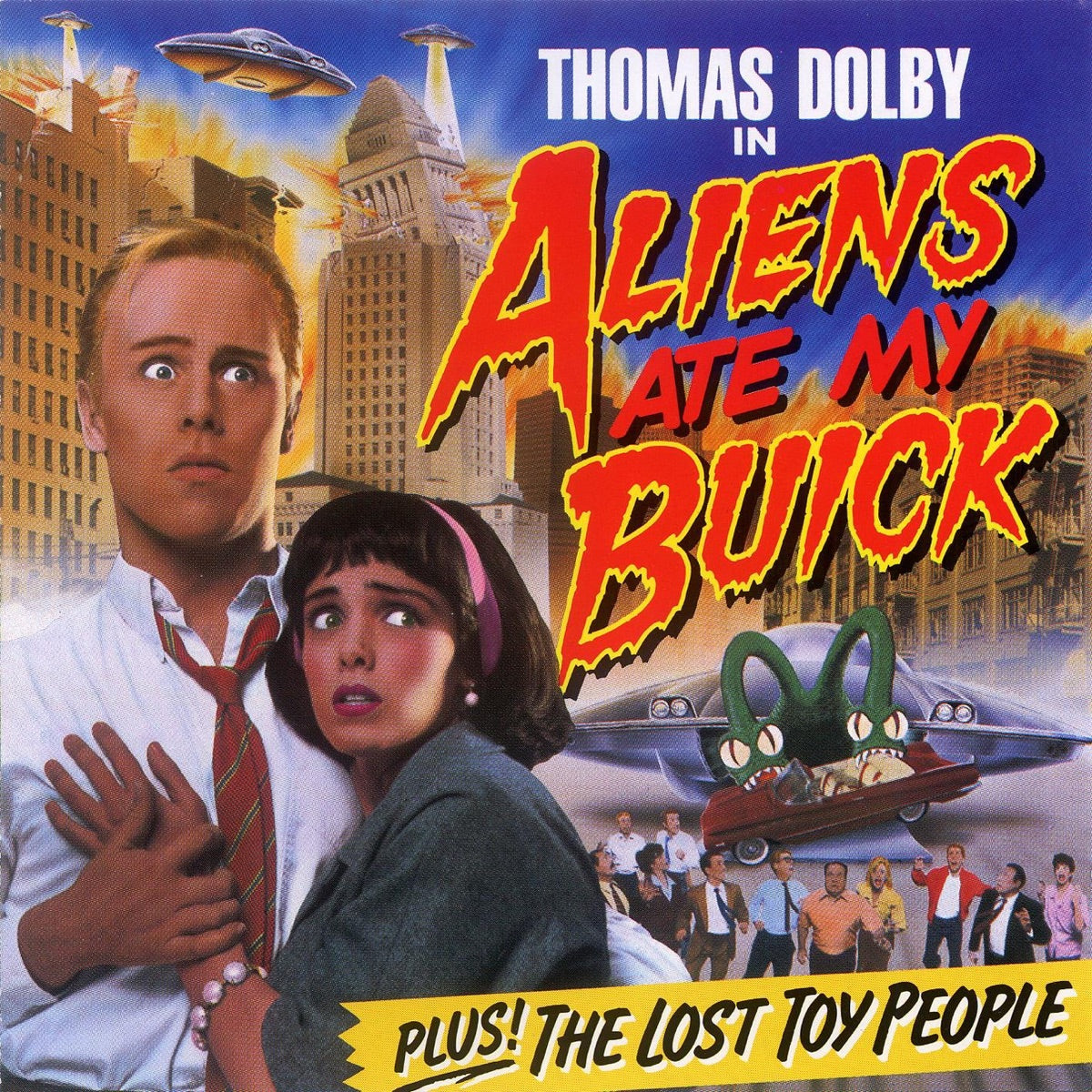 Thomas Dolby — Aliens Ate My Buick, vinyl LP album cover