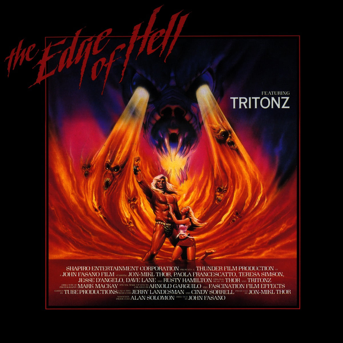 Thor — The Edge of Hell, vinyl LP album cover