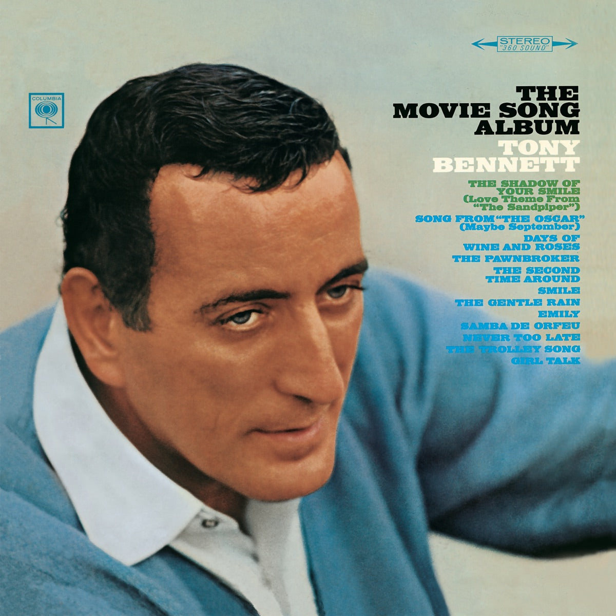 Tony Bennett — The Movie Song Album, vinyl LP album cover
