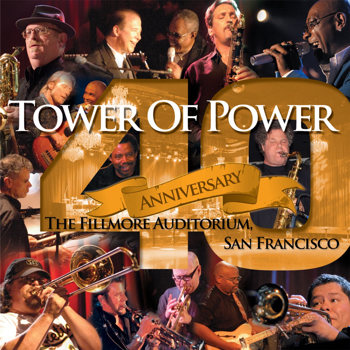 Tower Of Power — 40th Anniversary (Live), vinyl LP album cover