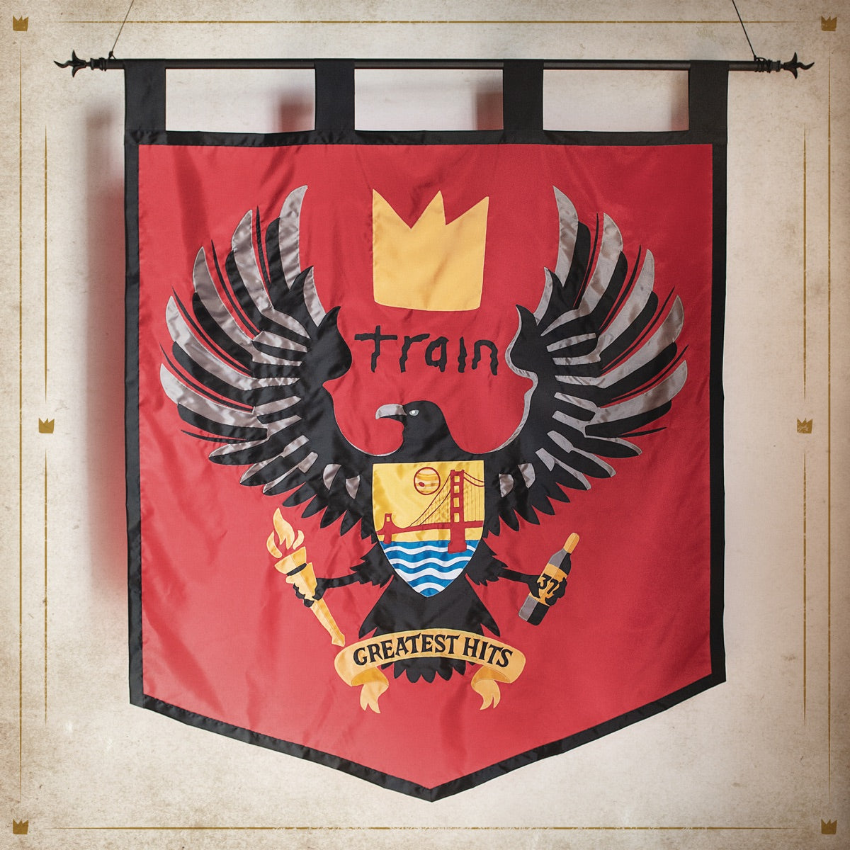 Train — Greatest Hits, vinyl LP album cover
