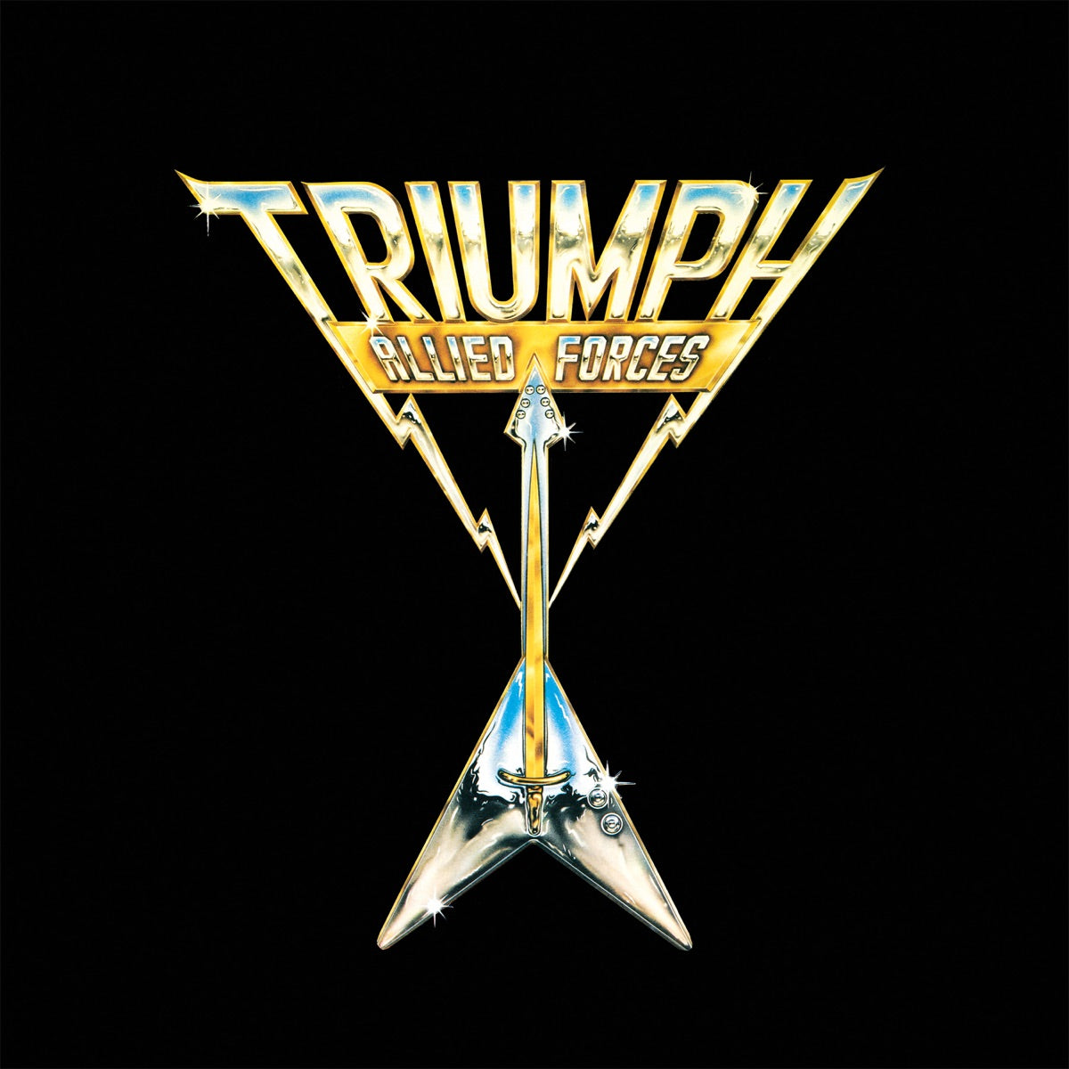 Triumph — Allied Forces, vinyl LP album cover