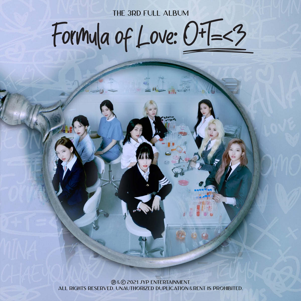 TWICE — Formula of Love: O+T=<3, CD album cover