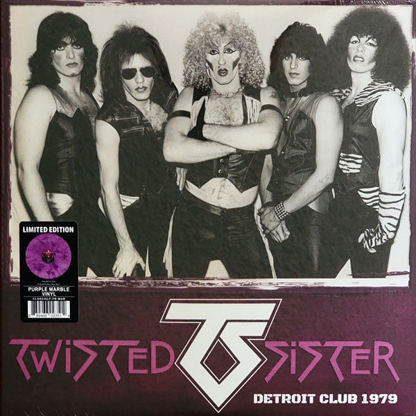 Twisted Sister — Detroit Club 1979, vinyl LP album cover