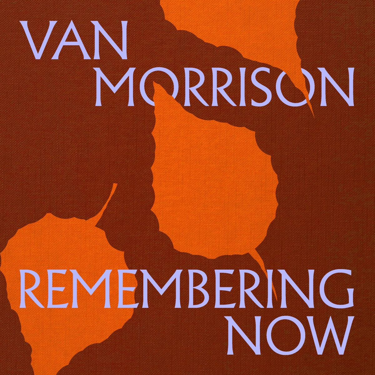 Van Morrison — Remembering Now, vinyl LP album cover