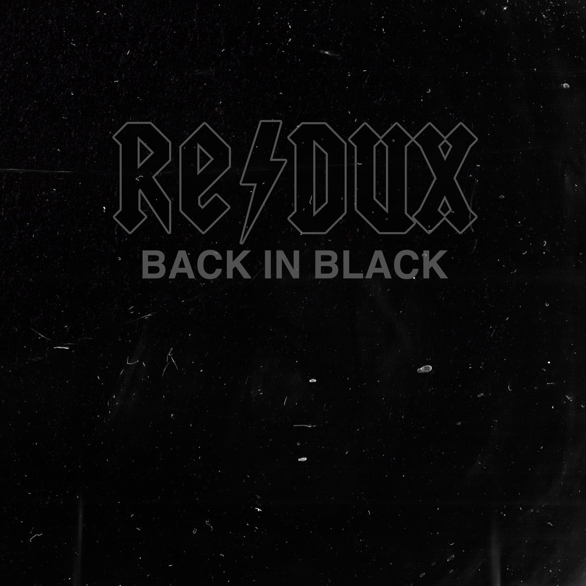 Various Artists — Back in Black (Redux), vinyl LP album cover