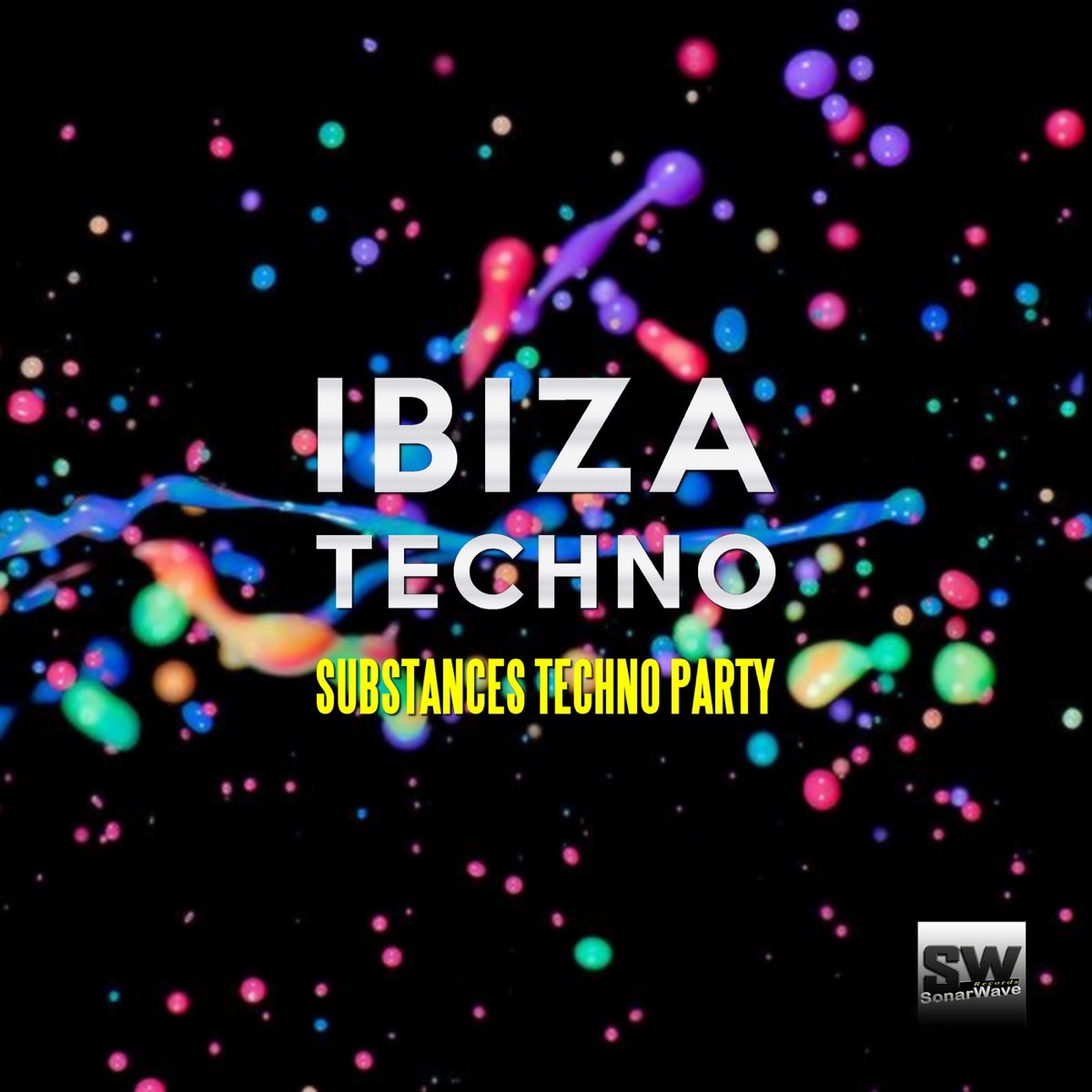 Various Artists — Ibiza Techno (Substances Techno Party), vinyl LP album cover