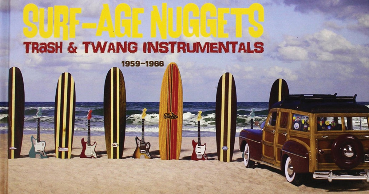 Various Artists — Surf-Age Nuggets: Trash & Twang Instrumentals 1959-1966, vinyl LP album cover