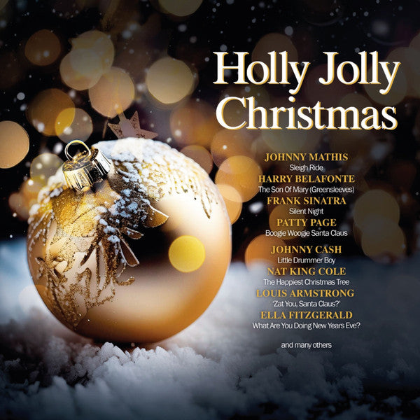Various — Holly Jolly Christmas, vinyl LP album cover