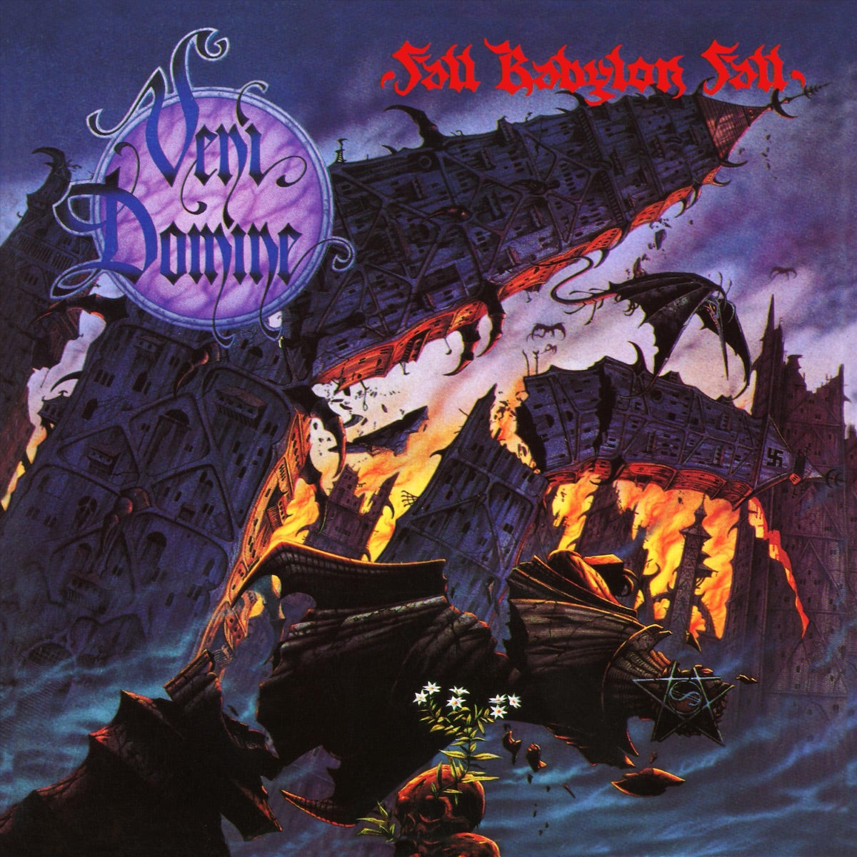 Veni Domine — Fall Babylon Fall, vinyl LP album cover