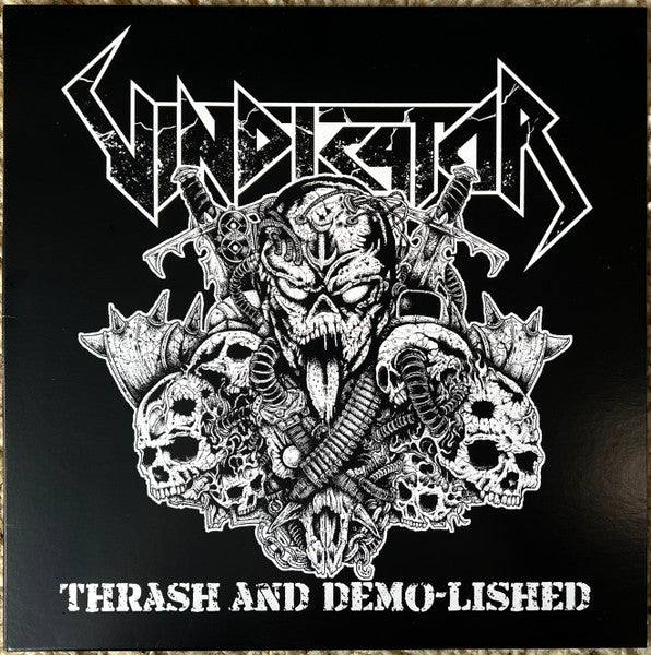Vindicator — Thrash and Demo-Lished, vinyl LP album cover