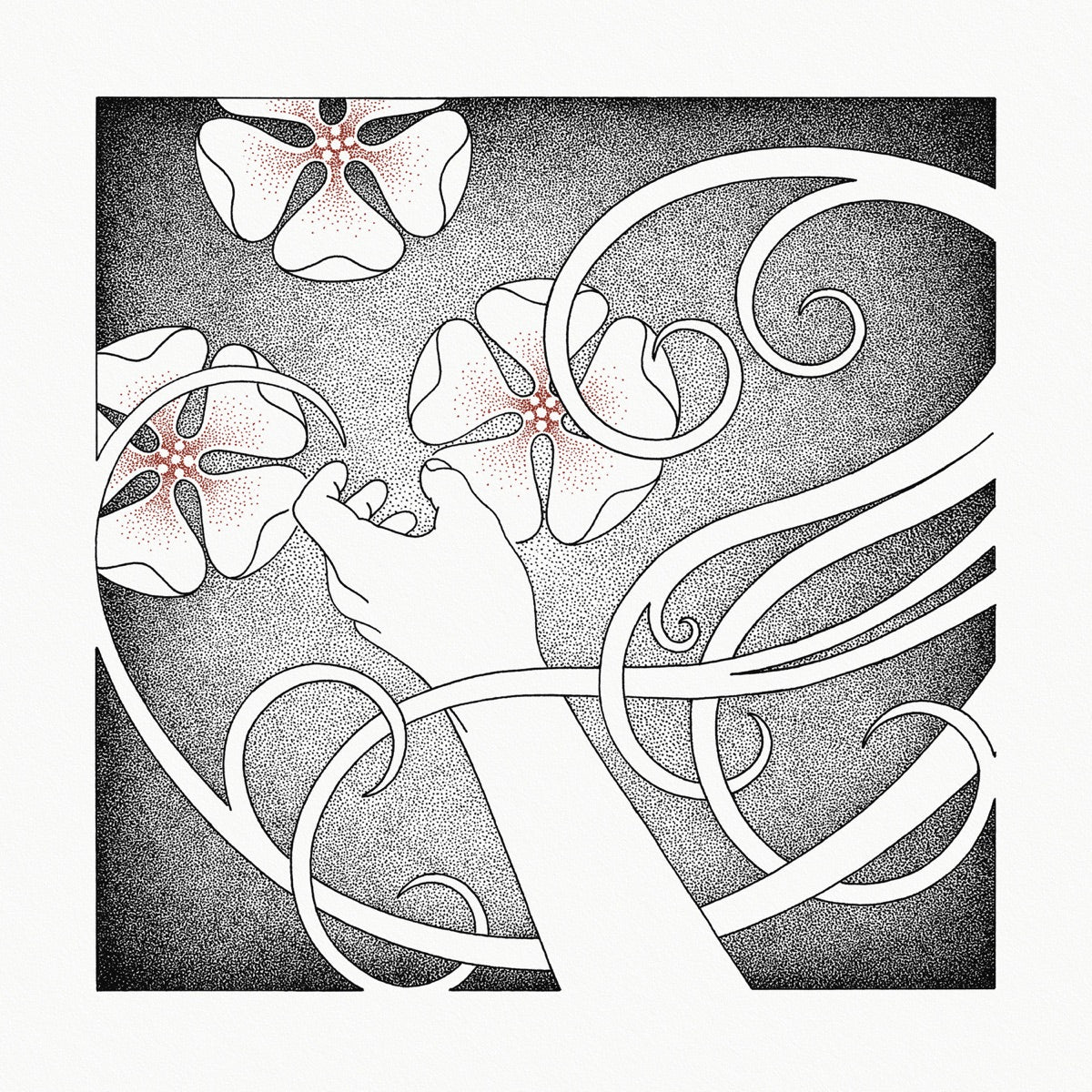 Whispering Void — At the Sound of the Heart, vinyl LP album cover
