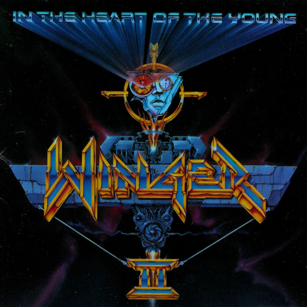 Winger — In The Heart Of The Young, vinyl LP album cover
