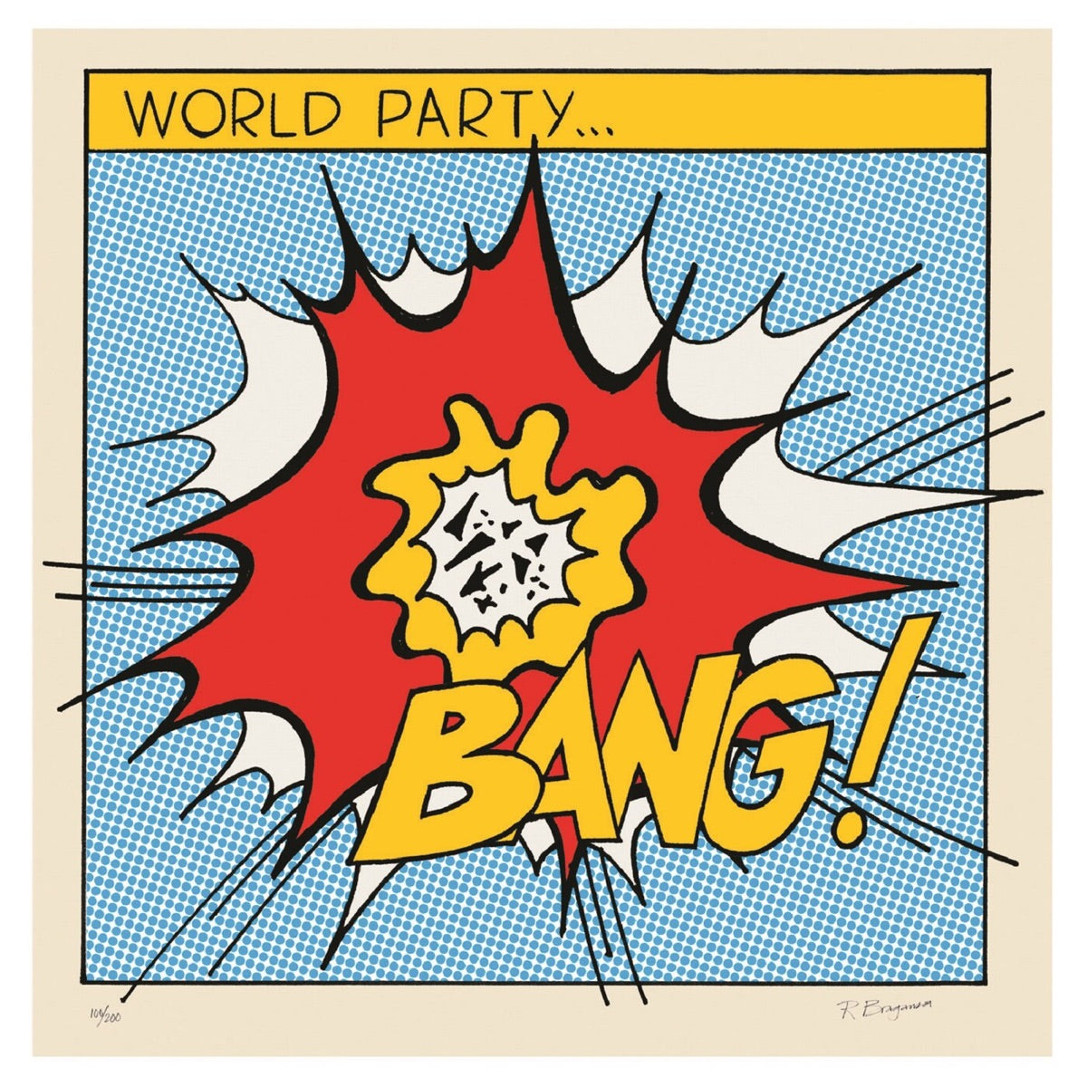 World Party — Bang!, vinyl LP album cover
